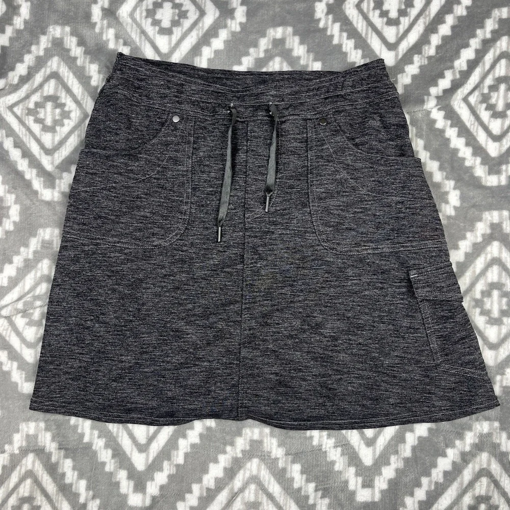 Kuhl Skirt Womens XS Heather Gray Mova Lined Skort Tennis Hiking Outdoors